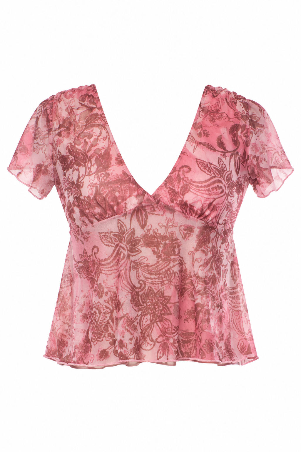 Boho short sleeve top