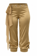 Cinema silk capri pants