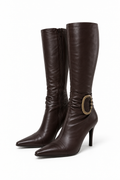 Real leather boots
