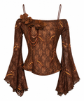 Deadstock “personal” lace corset top