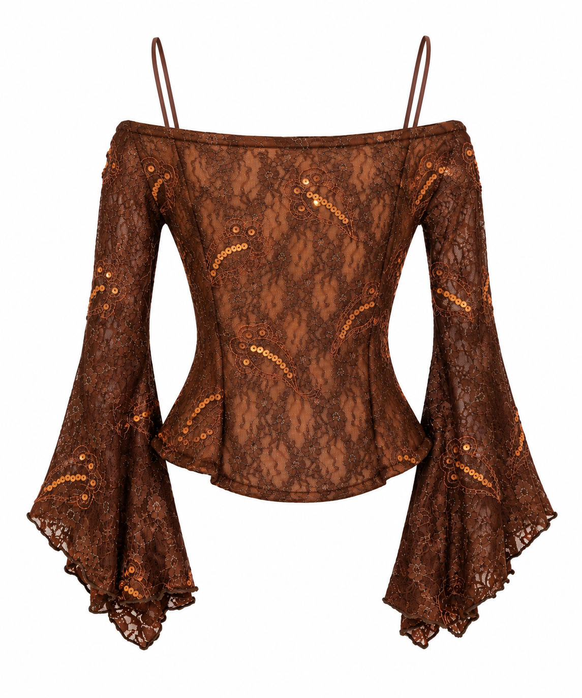 Deadstock “personal” lace corset top