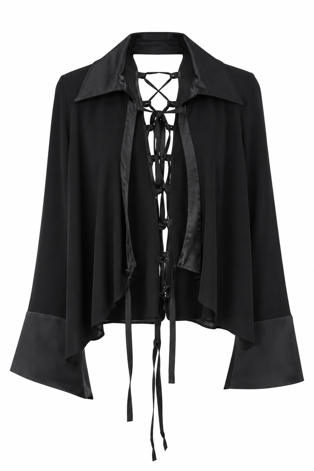 wrapped corset shirt