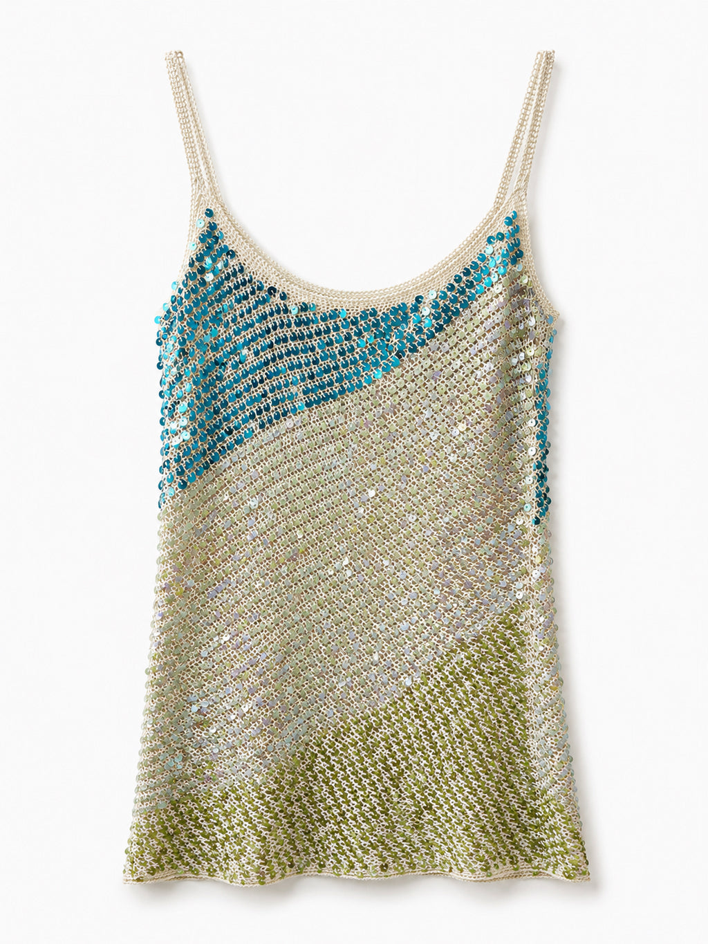 Vintage crochet beaded top