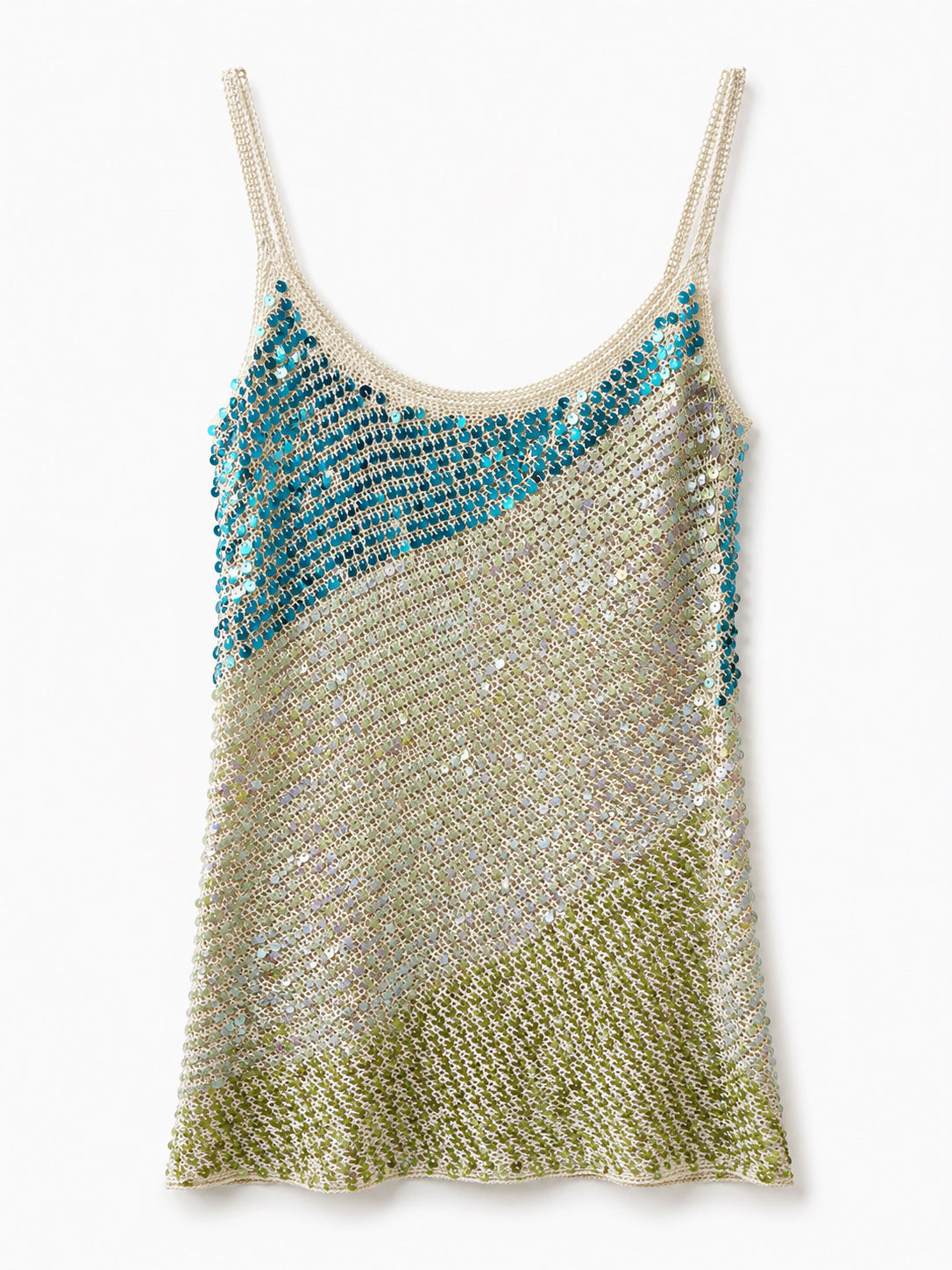 Vintage crochet beaded top