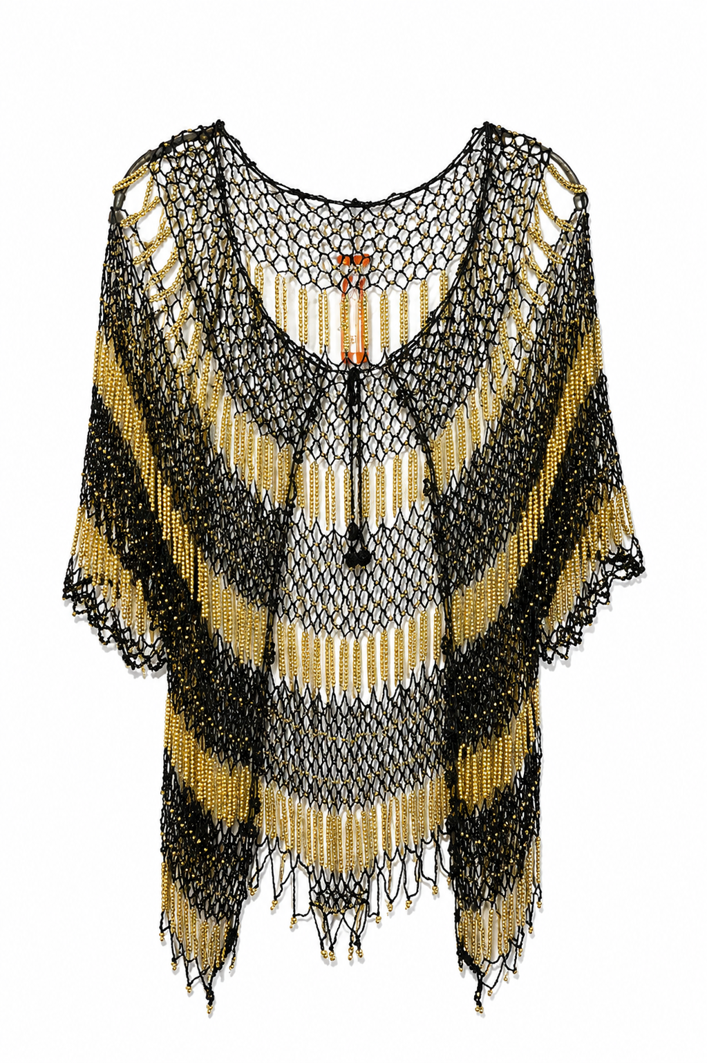Deadstock hand beaded cardigan