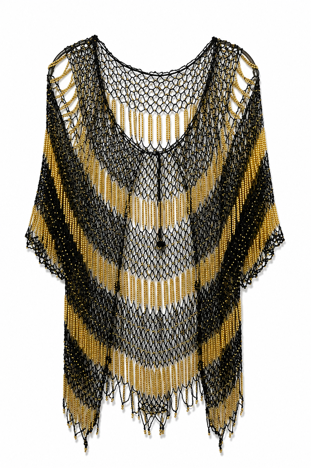 Deadstock hand beaded cardigan