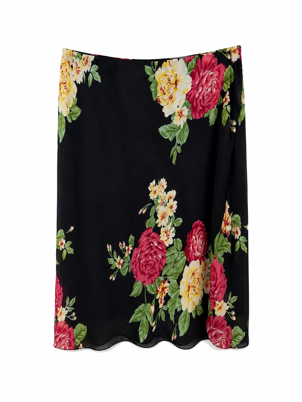 Vintage summer floral skirt