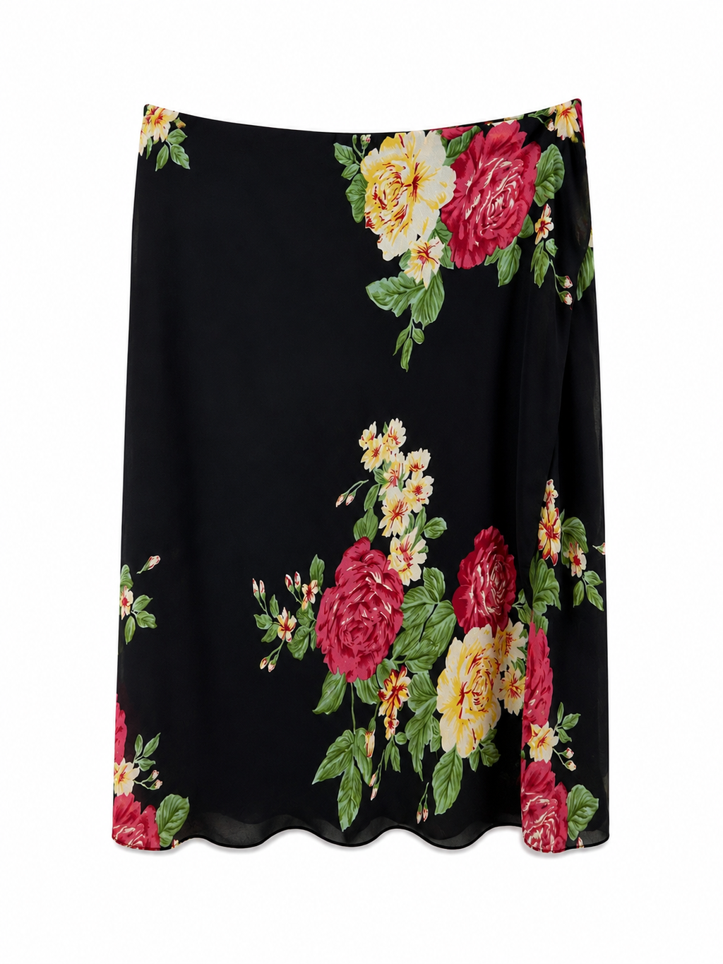 Vintage summer floral skirt
