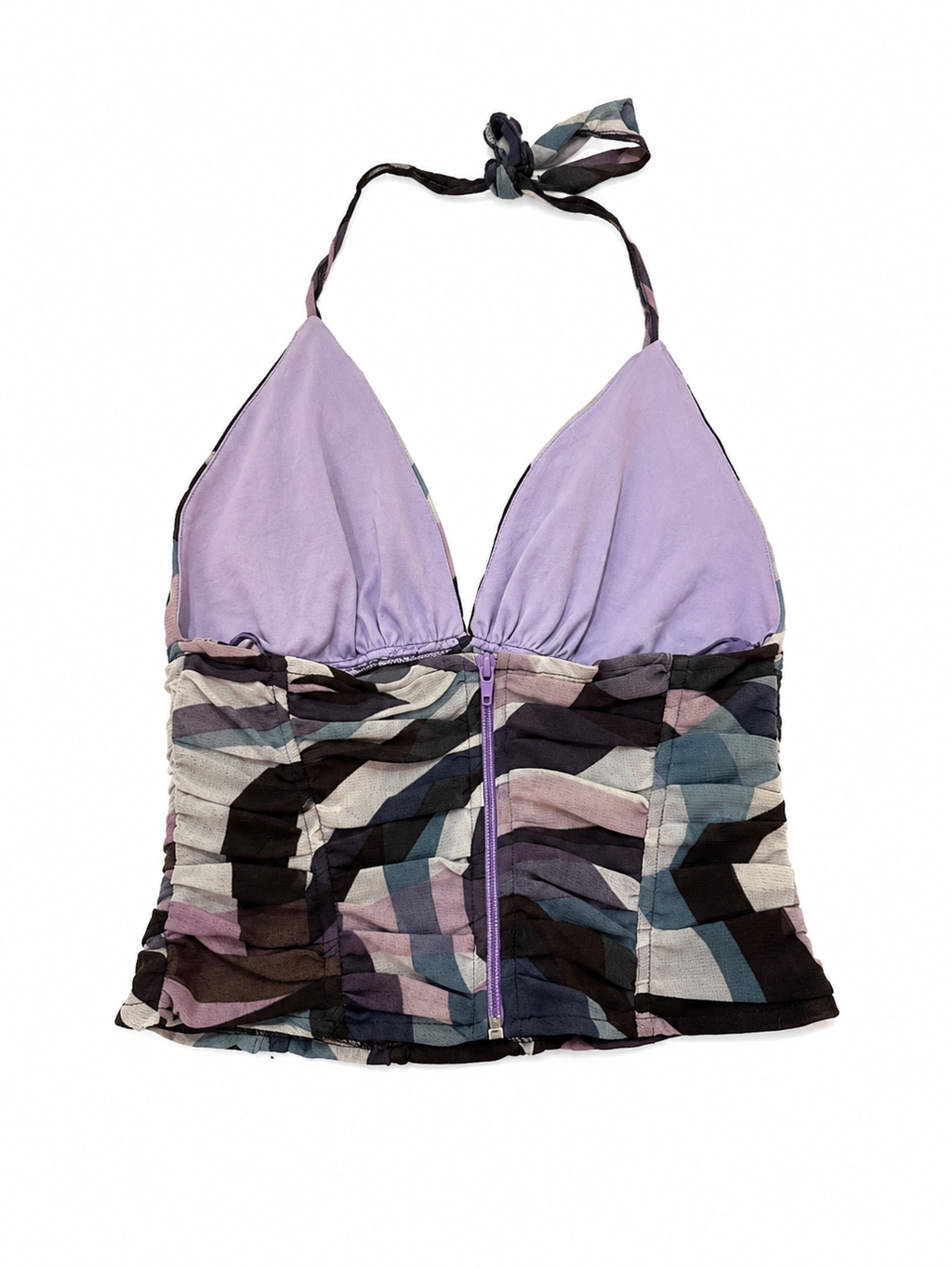 Deadstock halter neck corset