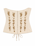 Embroidered corset