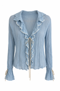 Vintage cracked fabric shirt