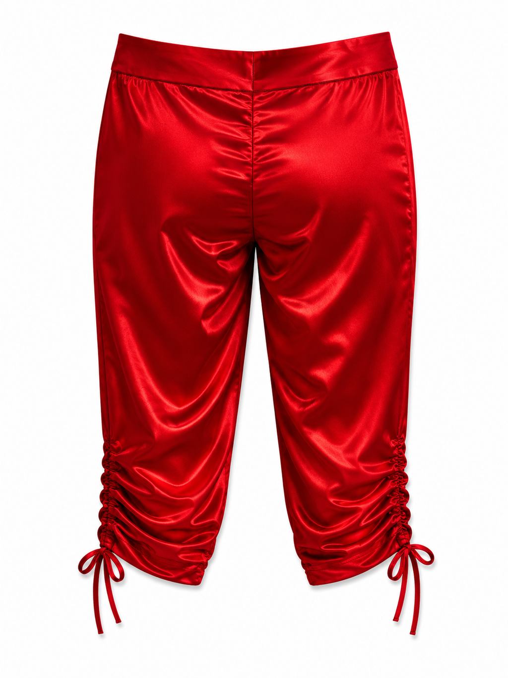 Deadstock satin capri pants