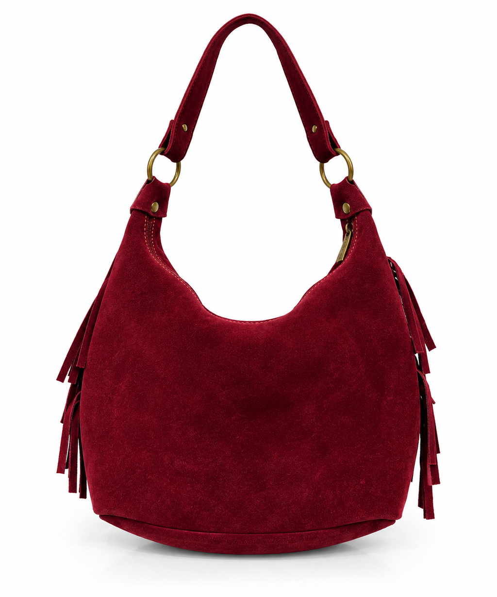 Real leather shoulder bag