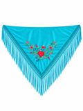 Vintage embroidered shawl