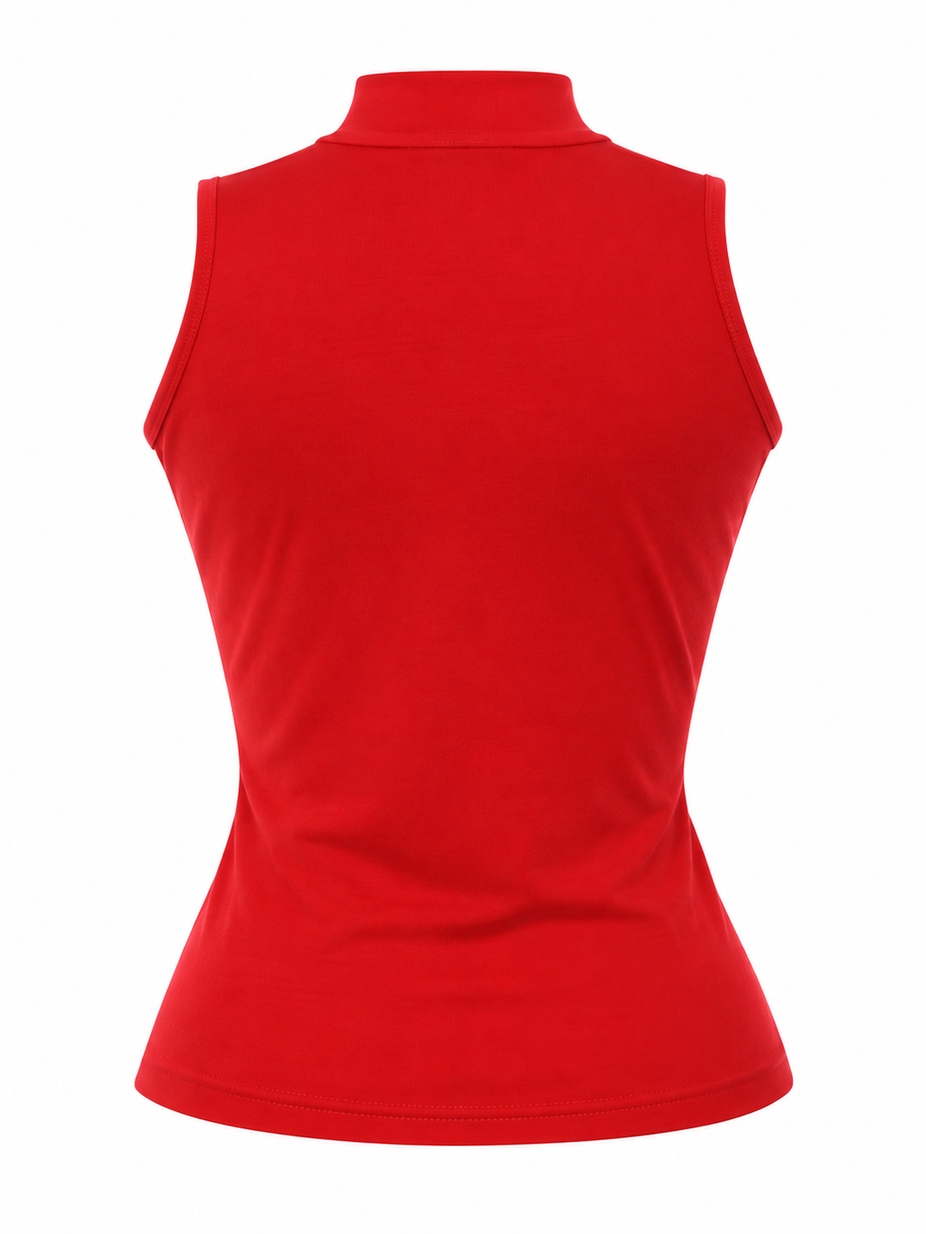 Sleeveless  top with stripes