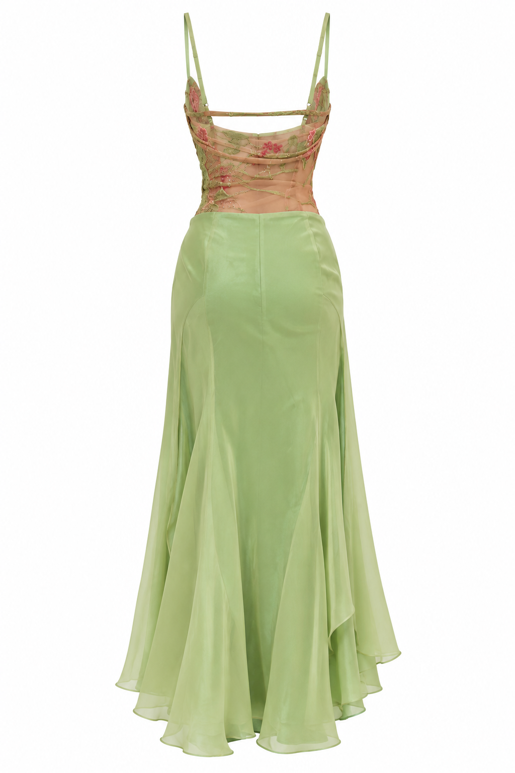 Vintage chiffon embellished fairy dress