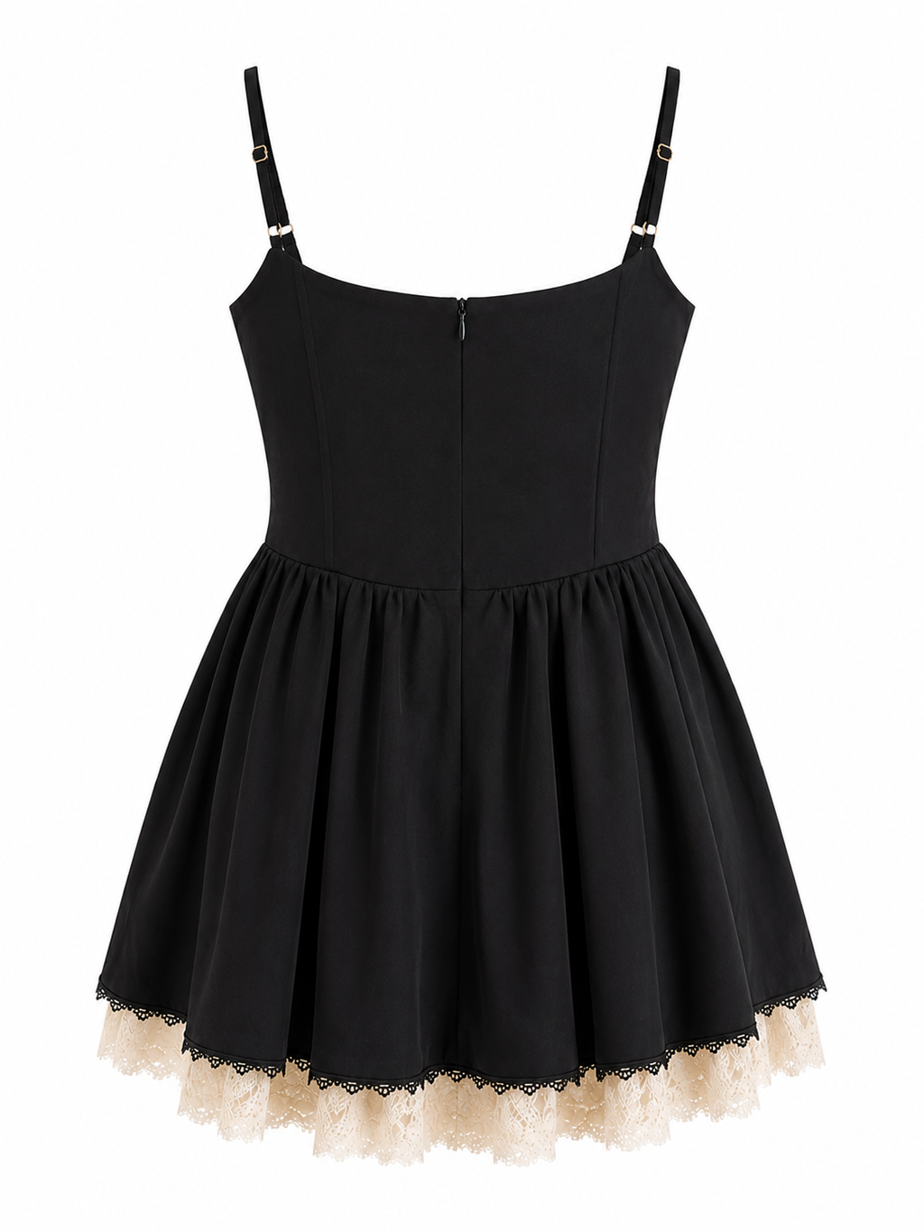 Deadstock lace made corset dress