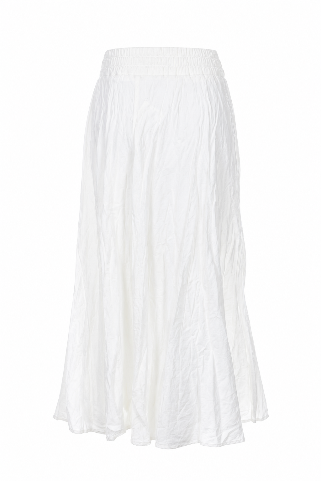 Ruffled cotton skirt